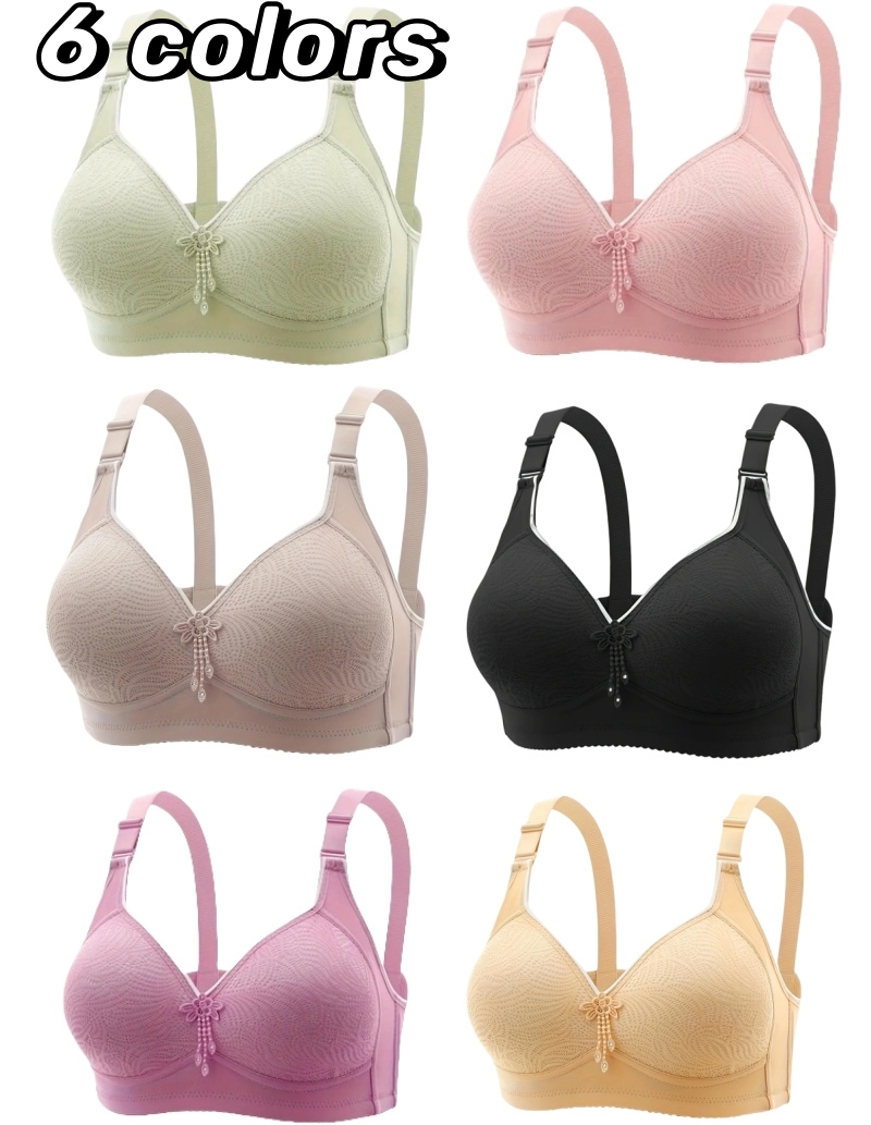 1pc Women's Seamless Wireless  - Full Coverage Bra avaliação e preço