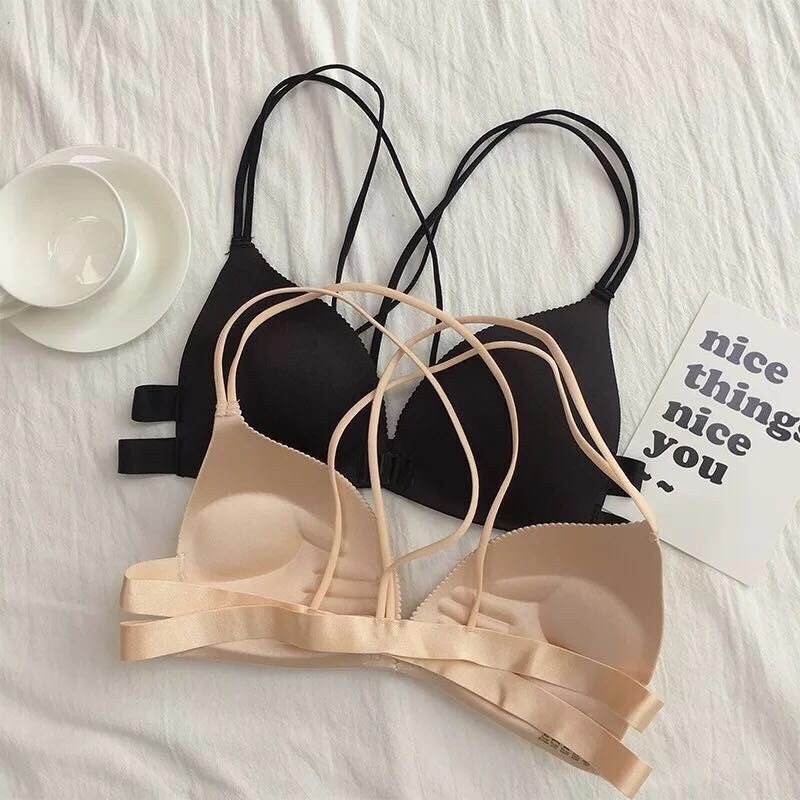1 Piece Fashion Triangle Cup B - Wirefree Bra Comfort avaliação e preço