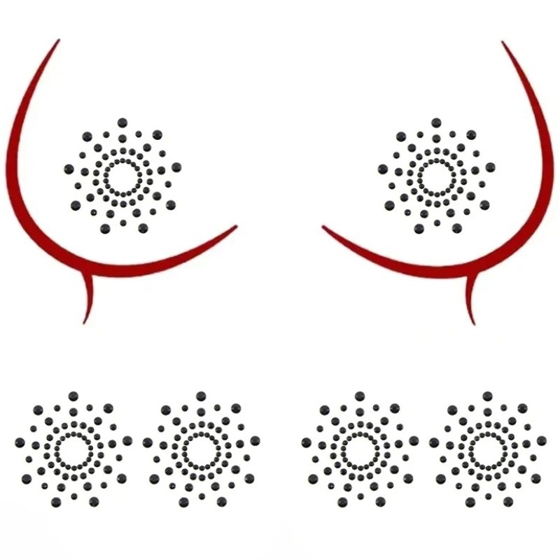 2/1Pairs Sexy Nipple Transpare - Strapless Bra Adhesive avaliação e preço