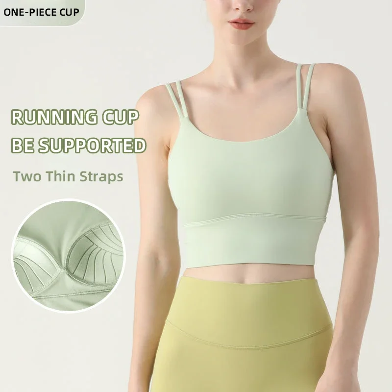 Women's Yoga Vest Fitness Runn - Sports Bra Racerback avaliação e preço