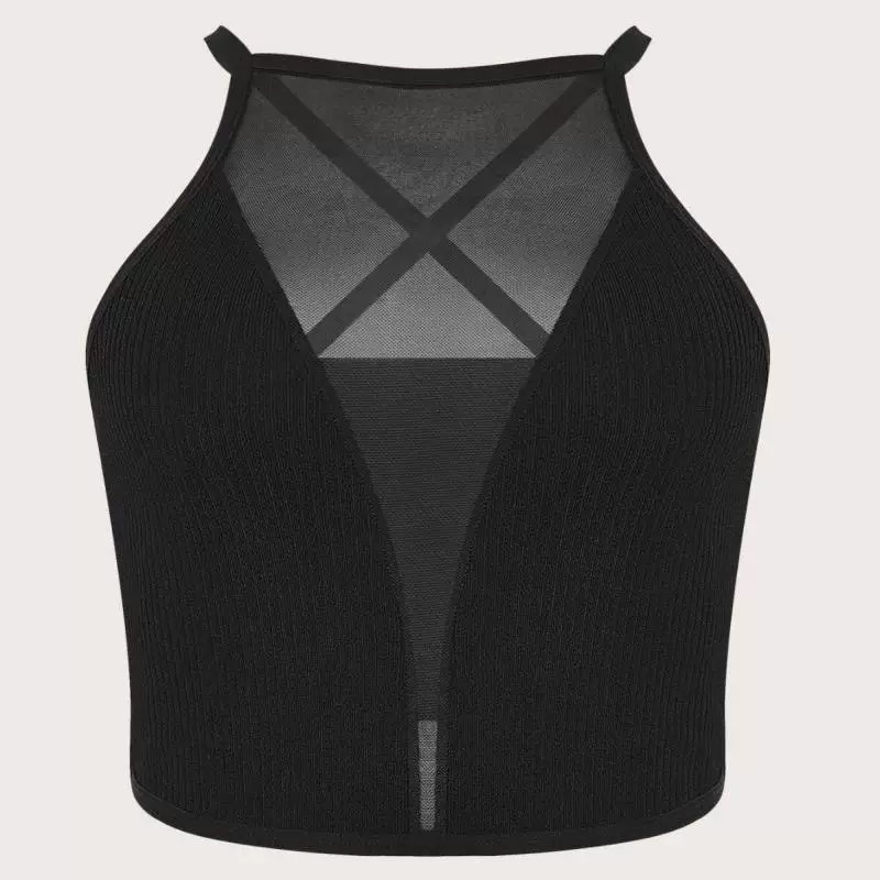 Black Seamless Push-Up Vest-St - Plunge Bra Push Up avaliação e preço