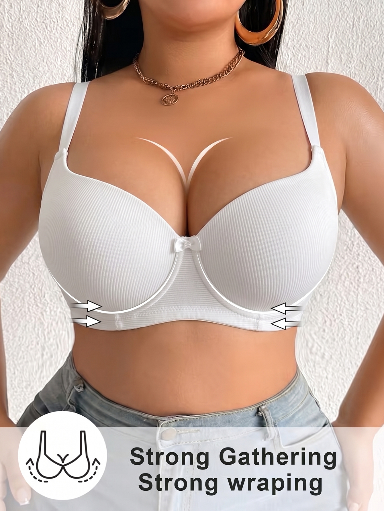 Plus Size Anti-Sagging Women B - Minimizer Bra Women avaliação e preço