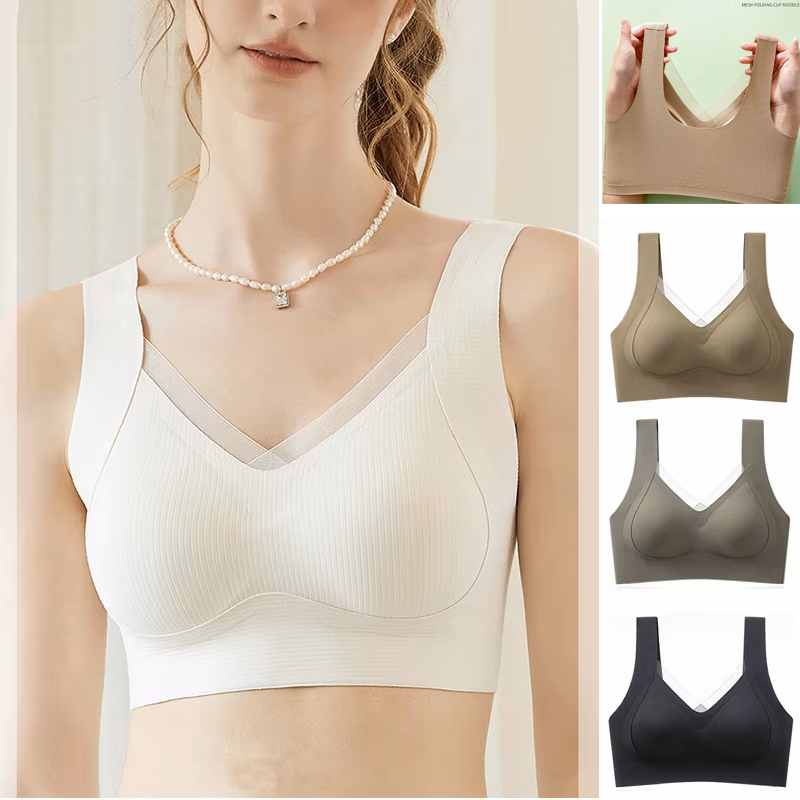 1pcs Women's Bra Breathable Ga - Full Coverage Bra avaliação e preço