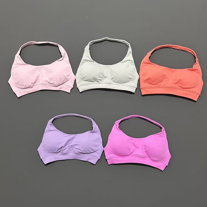No Logo Sports Bra Women Seaml - Underwire Bra Padded avaliação e preço