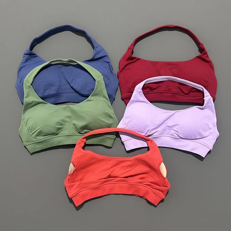 No Logo Sports Bra Women Seaml - Underwire Bra Padded avaliação e preço