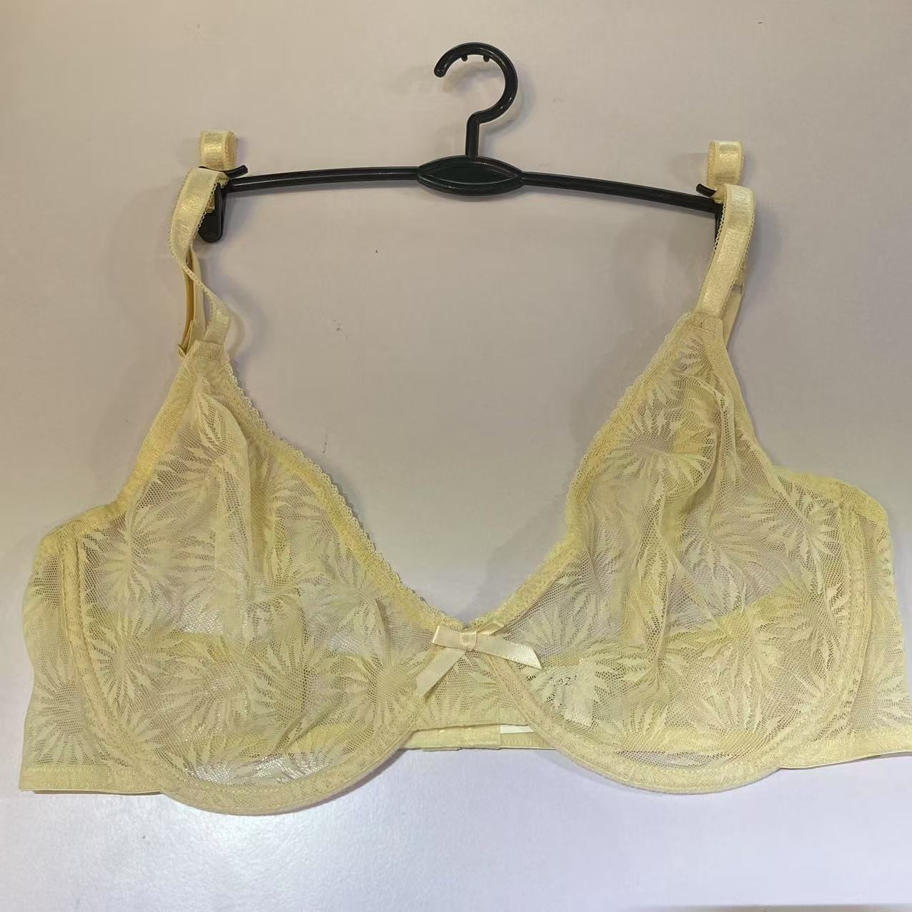 Plus Size Lace Bra Women Yello - Minimizer Bra Women avaliação e preço