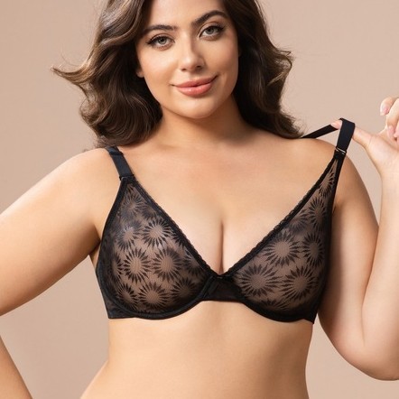 Plus Size Lace Bra Women Yello - Minimizer Bra Women avaliação e preço