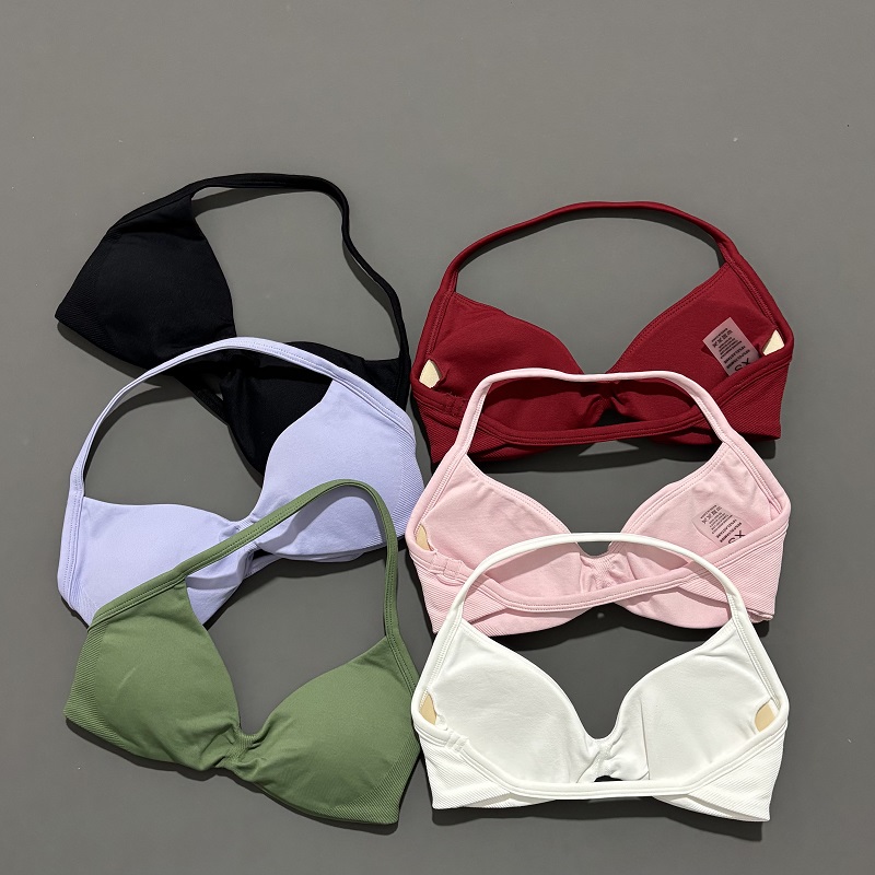 Sports Strappy Bra Yoga Underw - Sports Bra Racerback avaliação e preço