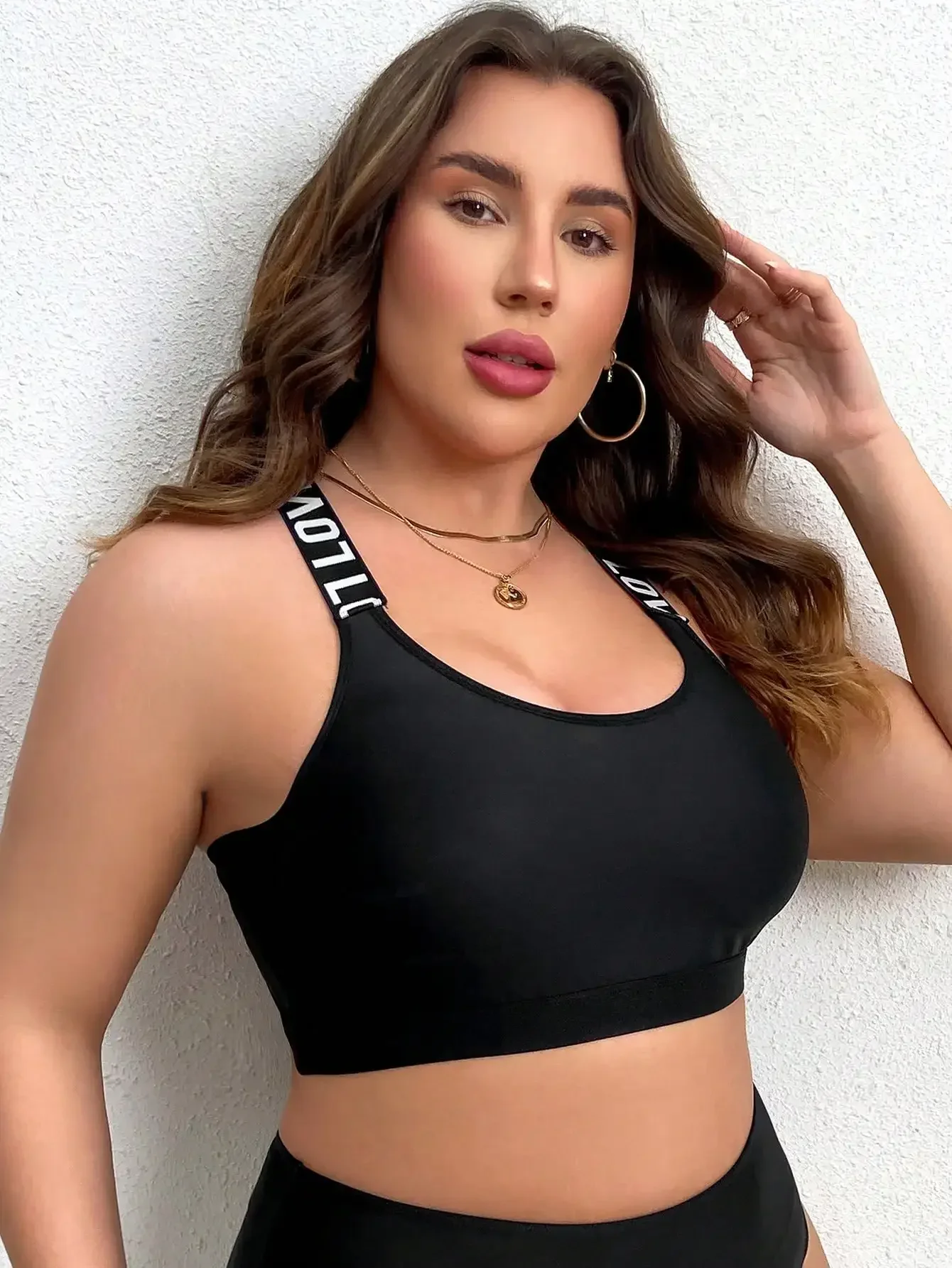 Plus Size Women Sports Bra, Bl - Full Coverage Bra avaliação e preço
