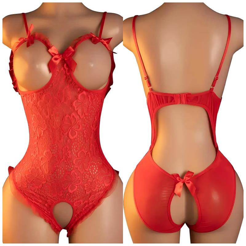 Transparent Sexy Lingerie Set  - Lace Bralette Set avaliação e preço