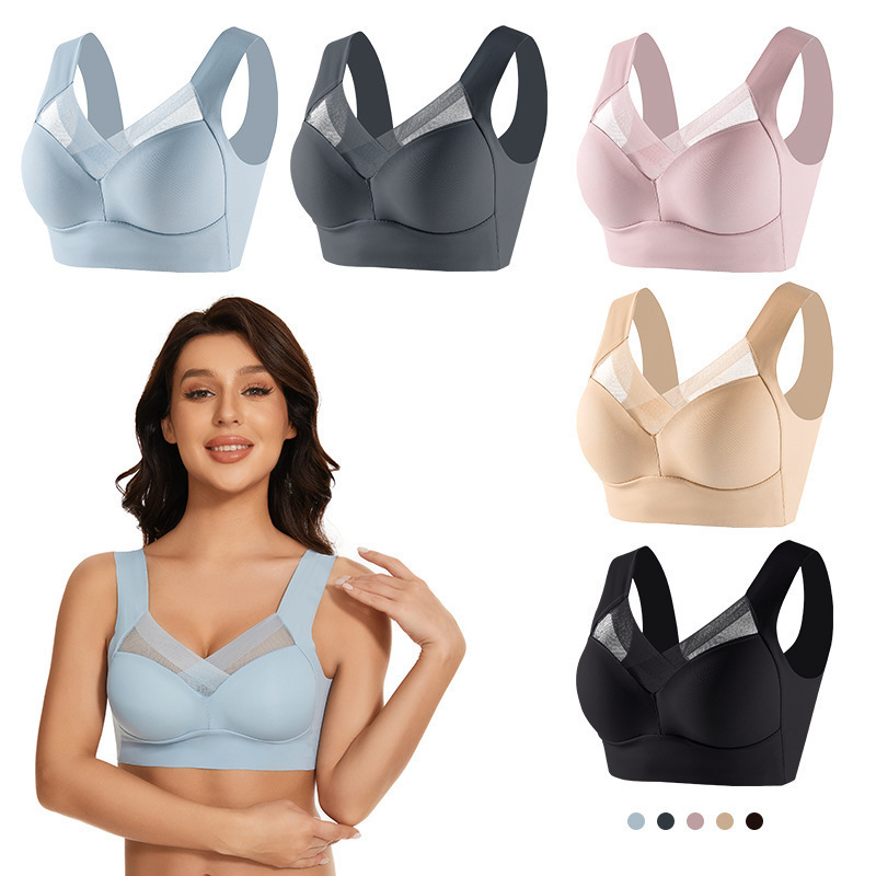 L-6XL Plus Size Non-underwire  - Underwire Bra Padded avaliação e preço