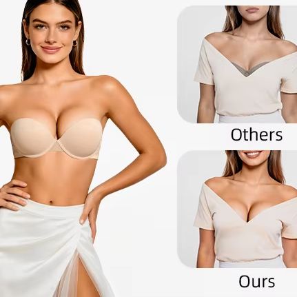 New Push Up Bra Women Lace Pad - Convertible Bra Multiway avaliação e preço