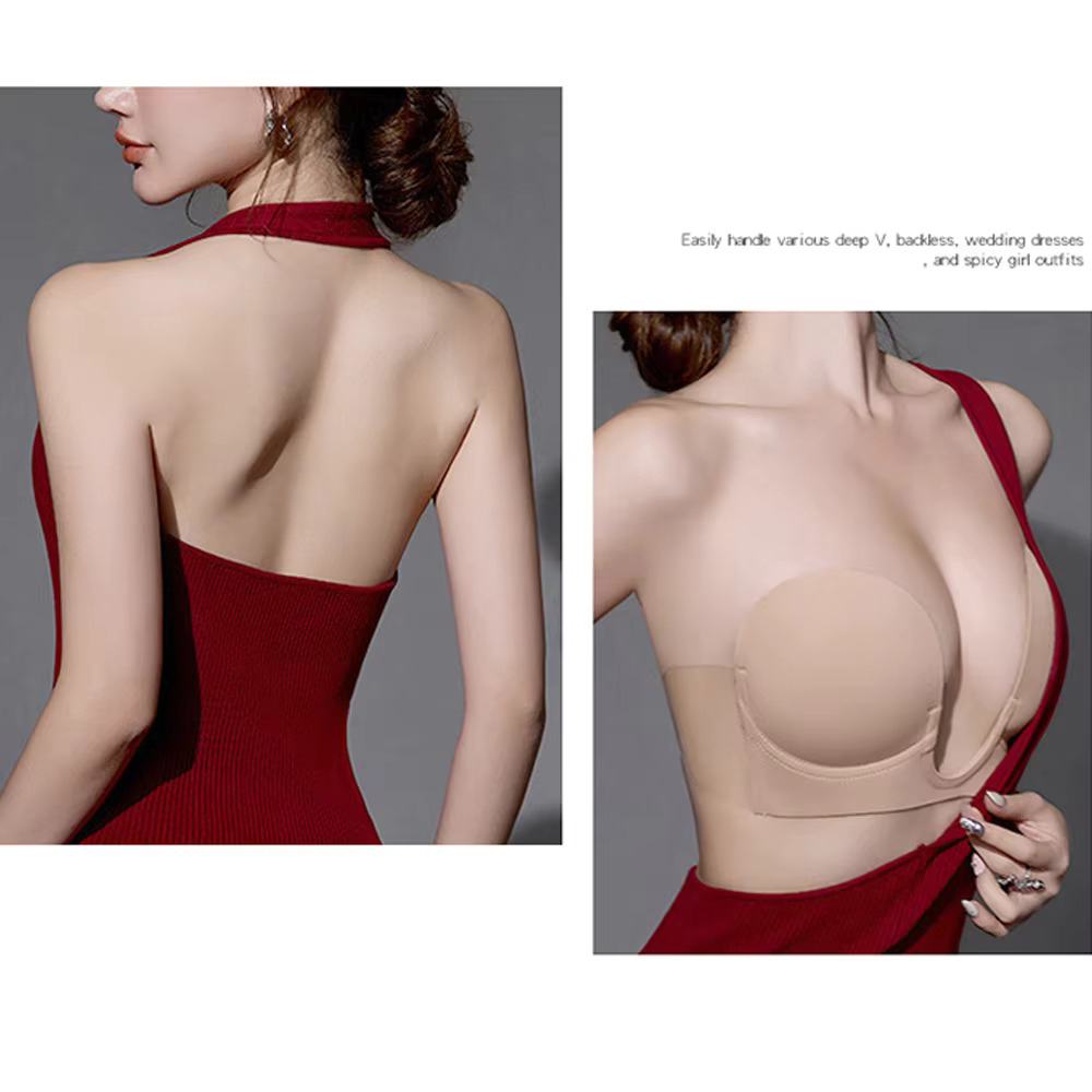 Invisible Push Up Bra Straples - Backless Bra Sticky avaliação e preço