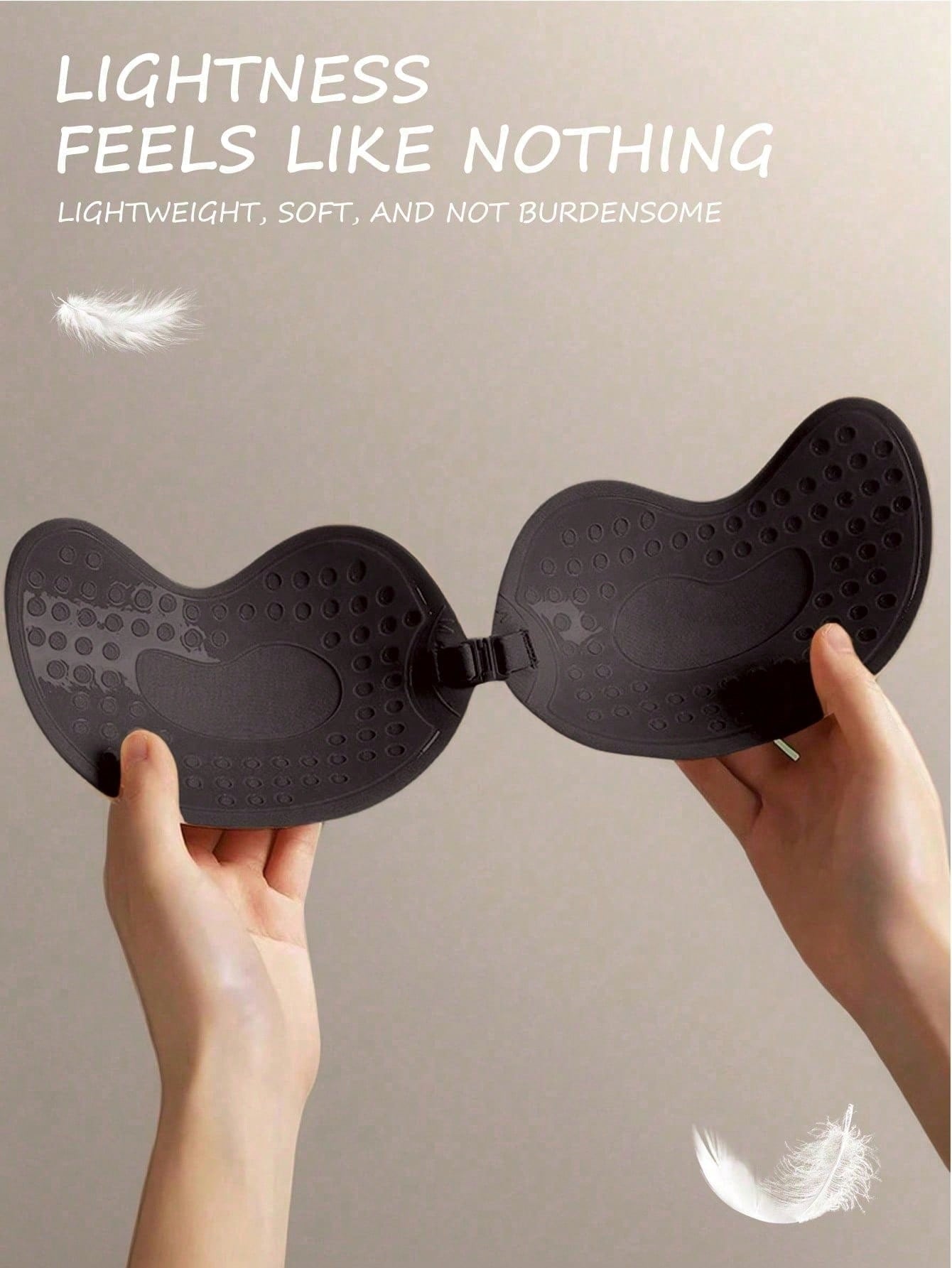 1 Pair Of Invisible Silicone B - Push Up Bra Silicone avaliação e preço
