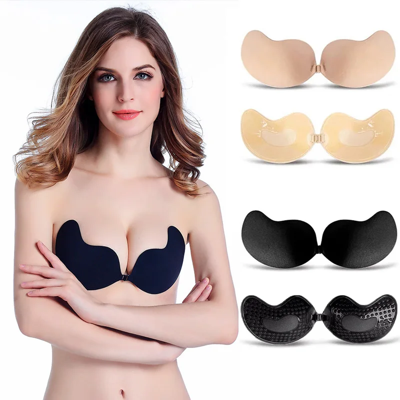 Sexy Women's bra Invisible Pus - Backless Bra Sticky avaliação e preço