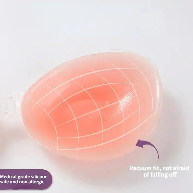 Silicone Bra Invisible Push Up - Backless Bra Sticky avaliação e preço