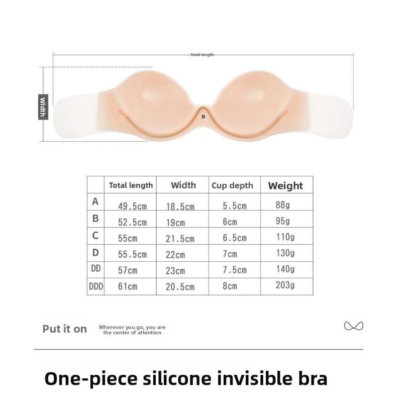 Strapless Silicone Adhesive Br - Backless Bra Sticky avaliação e preço