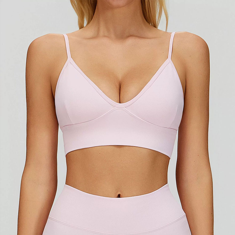 Sports Bra Women Breathable Sh - Plunge Bra Push Up avaliação e preço