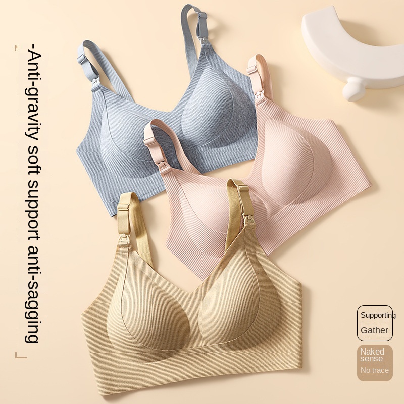 Postpartum Nursing Bra with Fr - Nursing Bra Clip avaliação e preço
