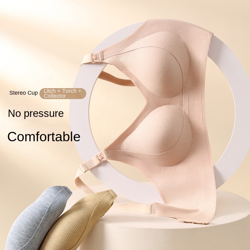 Postpartum Nursing Bra with Fr - Nursing Bra Clip avaliação e preço