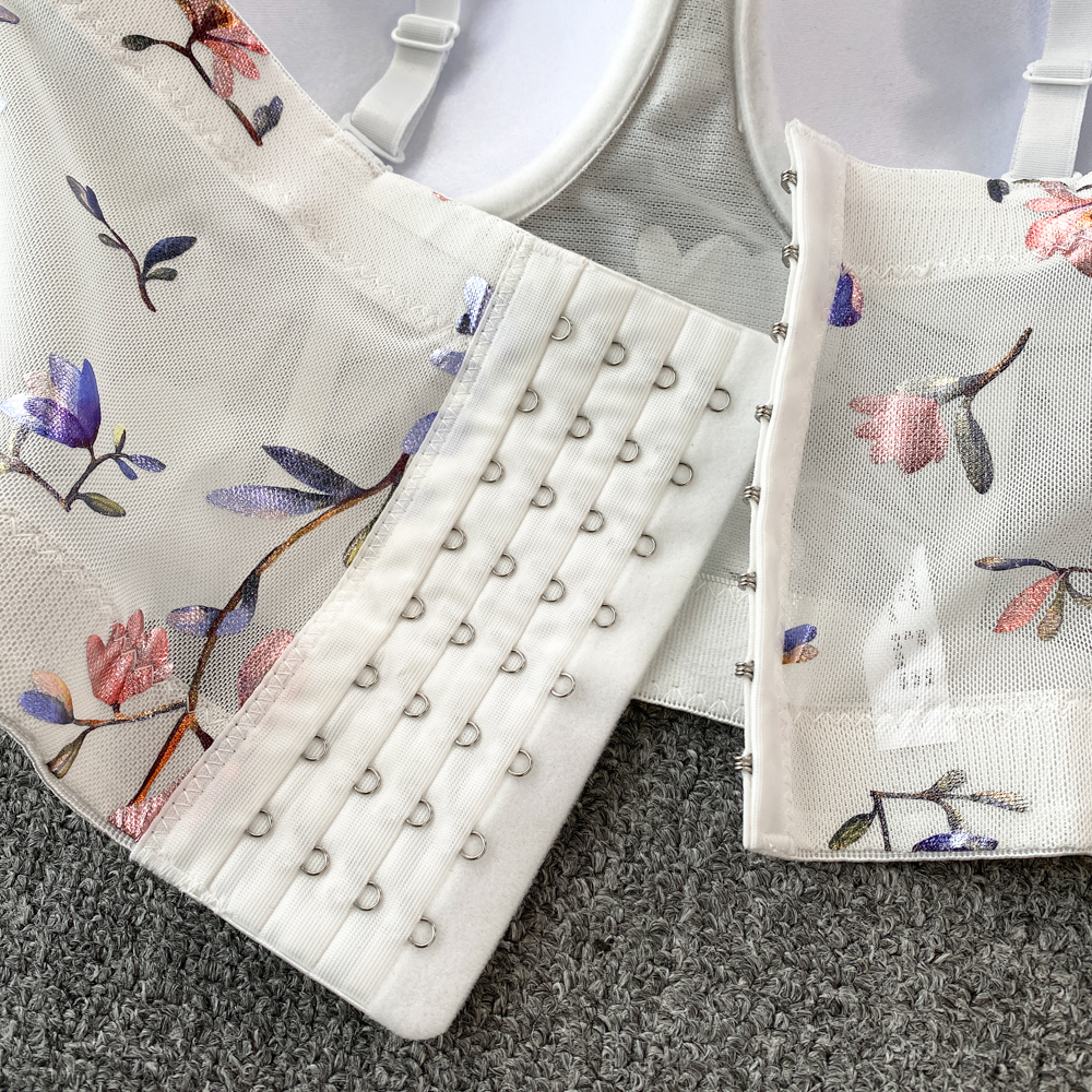 Women Sexy Floral printed Cors - Cotton Bra Everyday avaliação e preço