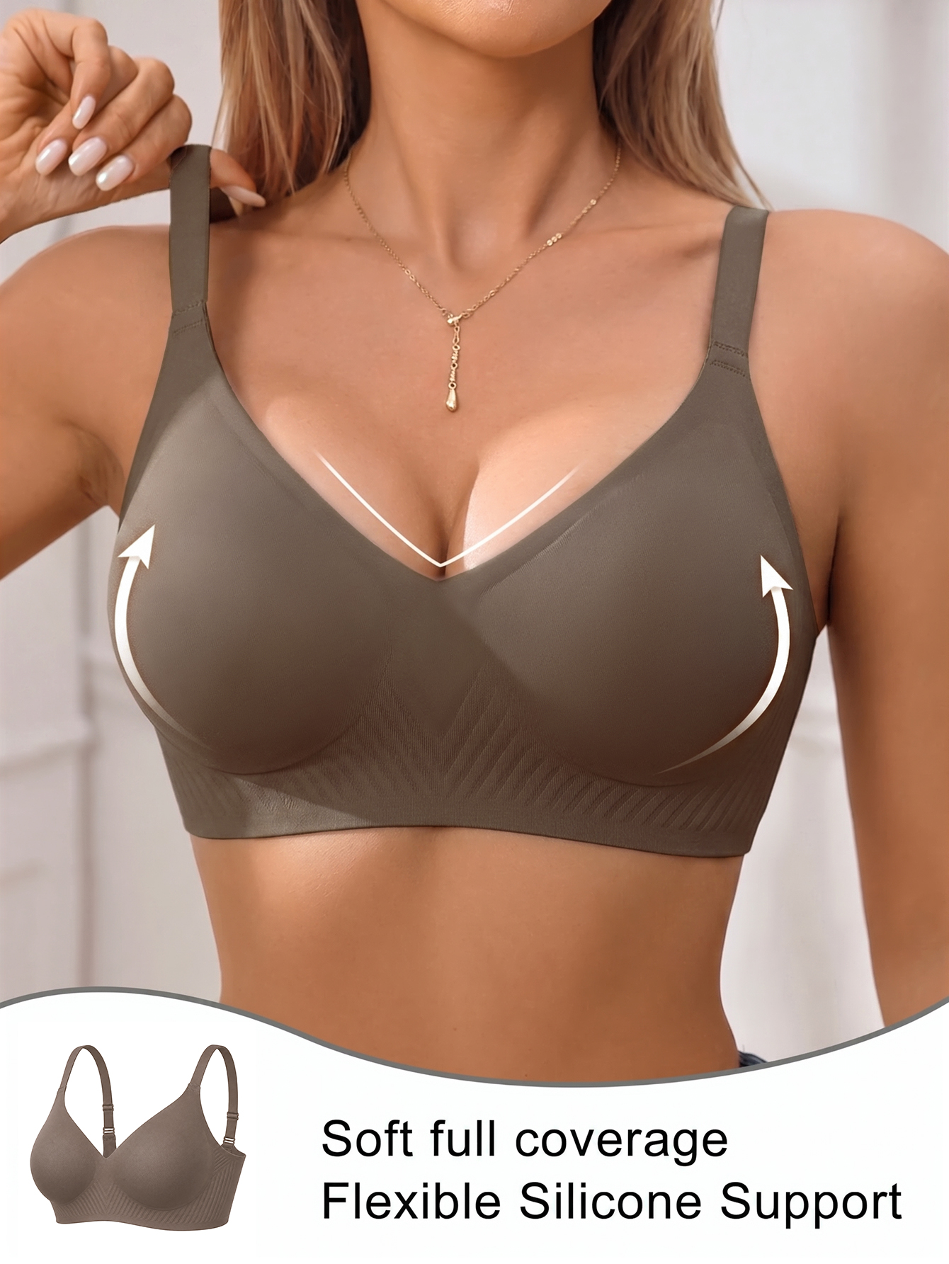 Full Coverage Push Up Jelly Su - Full Coverage Bra avaliação e preço