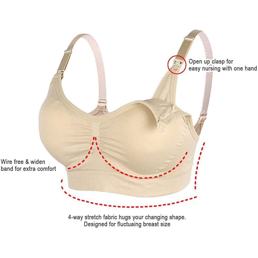 Womens Maternity  Nursing Bra  - Nursing Bra Clip avaliação e preço