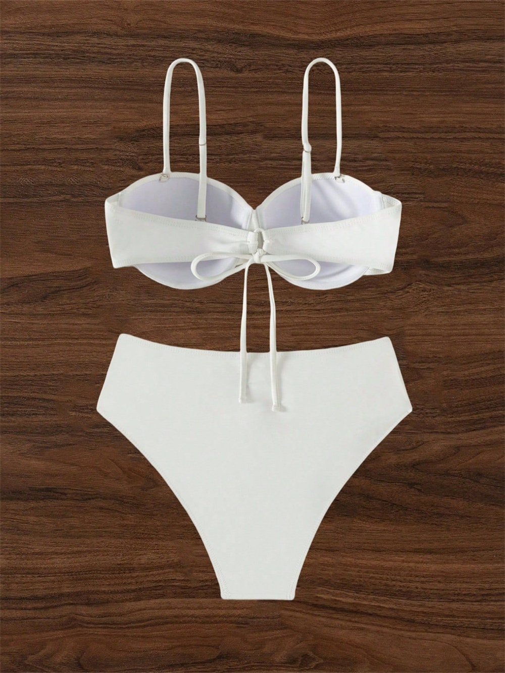 White Sling Bikini Bra Back La - Underwire Bra Padded avaliação e preço