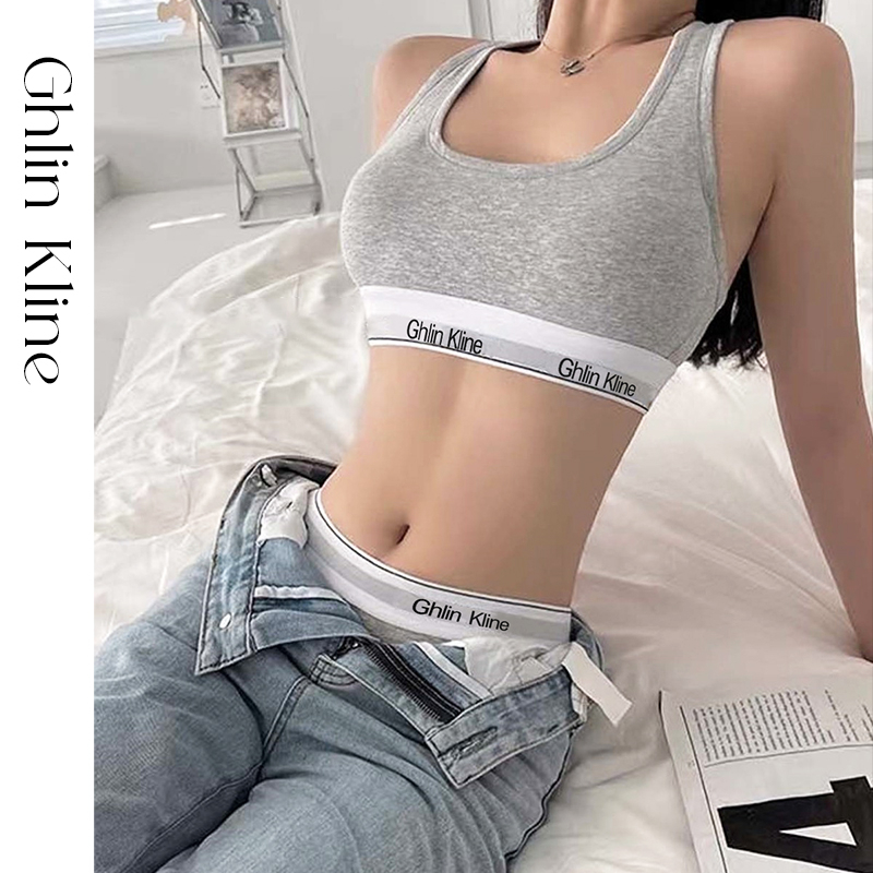 2PCS Ghlin Kline Underwear wit - Cotton Bra Everyday avaliação e preço