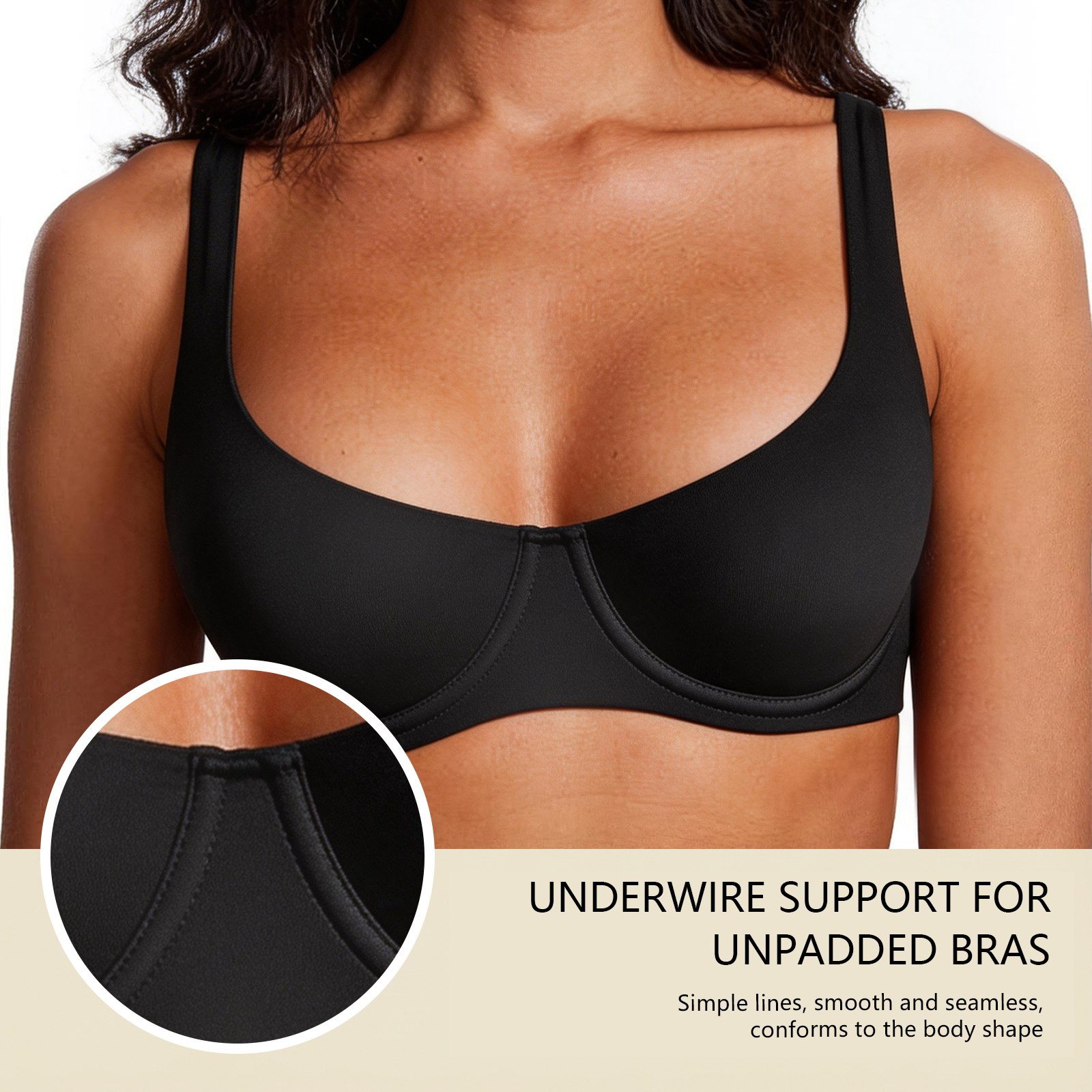 Women's Unlined Balconette Spo - Demi Bra Balconette avaliação e preço
