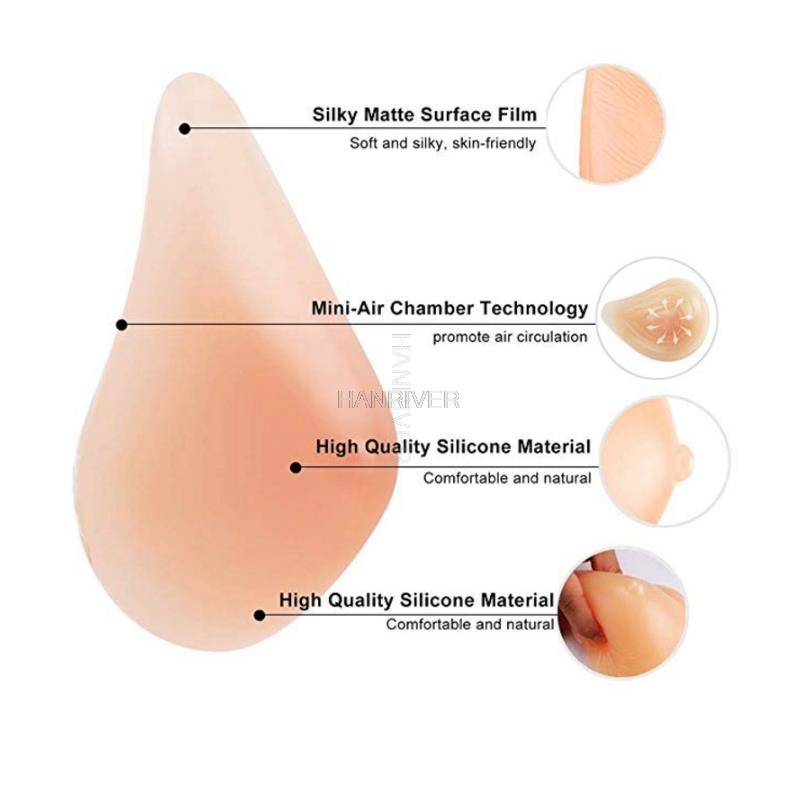 Silicone Breast Bra Skin color - Mastectomy Bra Pocket avaliação e preço