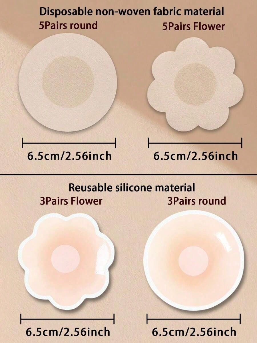 2Pcs Of Packaged Breast Sticke - Push Up Bra Silicone avaliação e preço