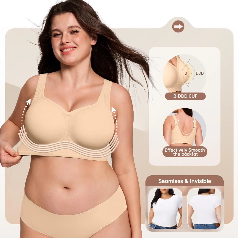 Large Size Non Marking Sports  - Full Coverage Bra avaliação e preço