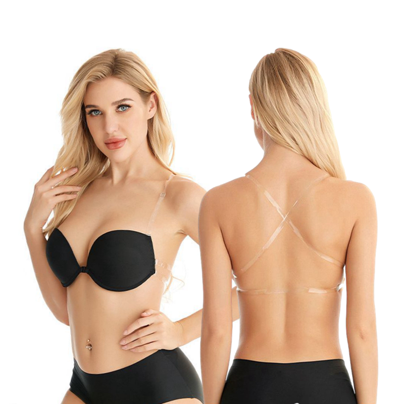 Backless Front Closure Push Up - Convertible Bra Multiway avaliação e preço