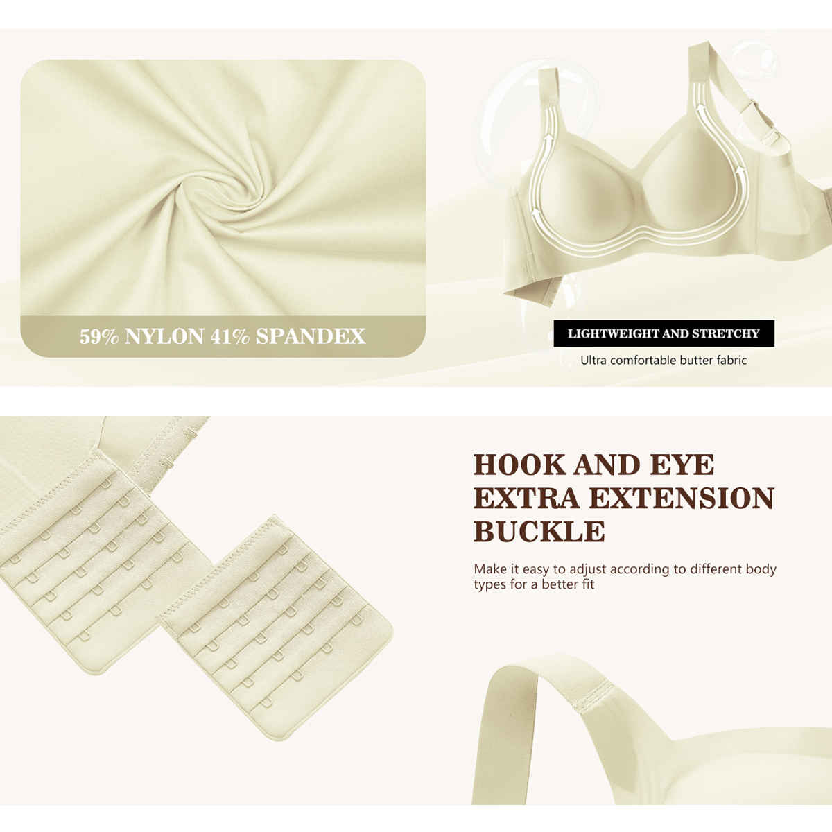 Women Wirefree Bras for Women  - Full Coverage Bra avaliação e preço