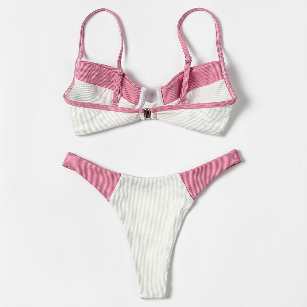 ZTVitality Ribbed Splicing Sex - Underwire Bra Padded avaliação e preço