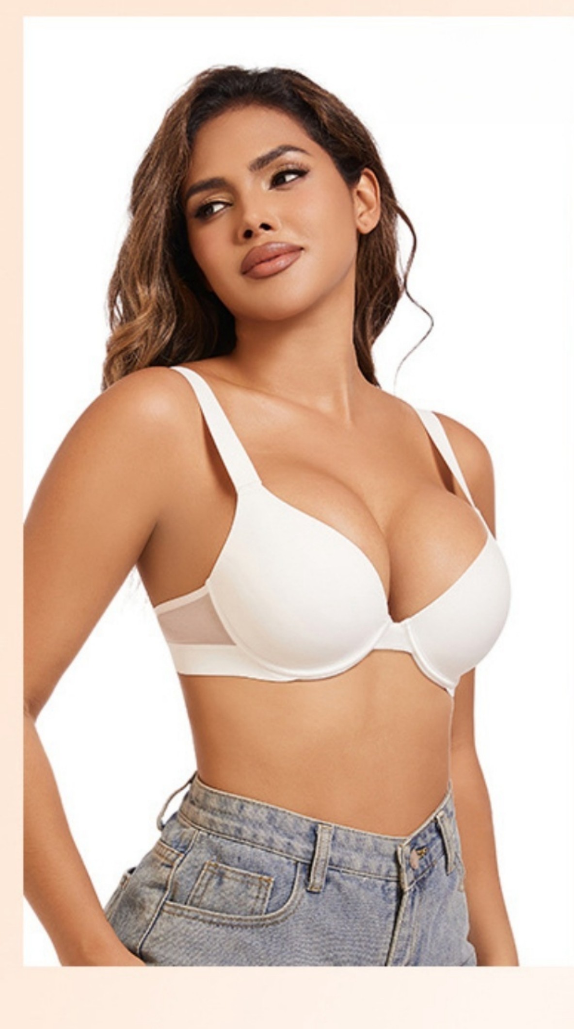 2025 Women's Plus Size Push Up - Demi Bra Balconette avaliação e preço