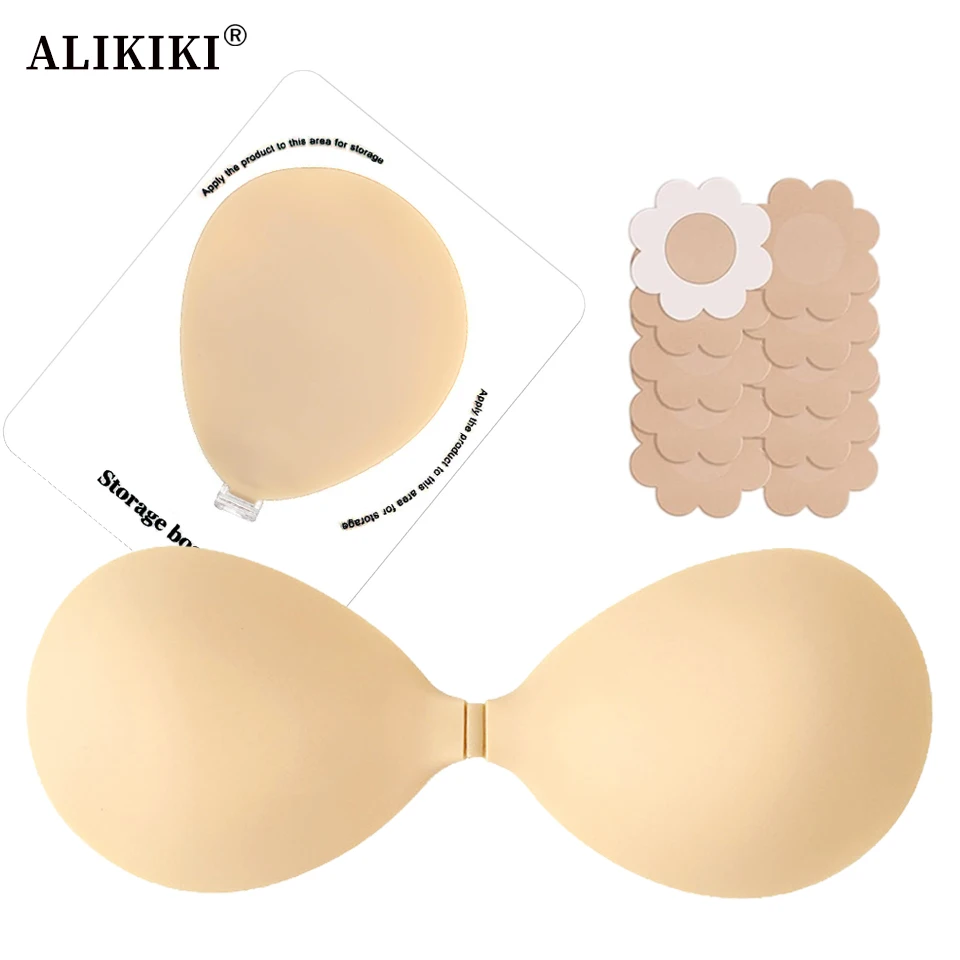 Strapless Push Up Sticky Bra P - Backless Bra Sticky avaliação e preço