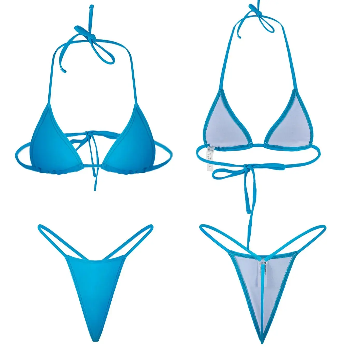 Sexy Female Swimming Suit Tie  - Underwire Bra Padded avaliação e preço