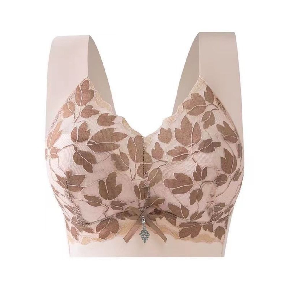 Comfortable Leaf Lace Deep V B - Wirefree Bra Comfort avaliação e preço