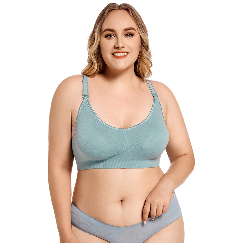 Plus Size Wireless Maternity B - Nursing Bra Clip avaliação e preço