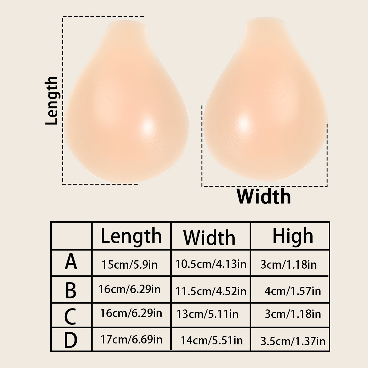 Self Adhesive Silicone Invisib - Push Up Bra Silicone avaliação e preço