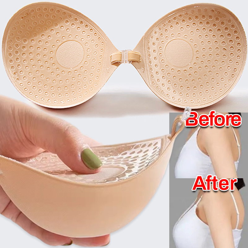 5cm Thick Breathable Adhesive  - Push Up Bra Silicone avaliação e preço