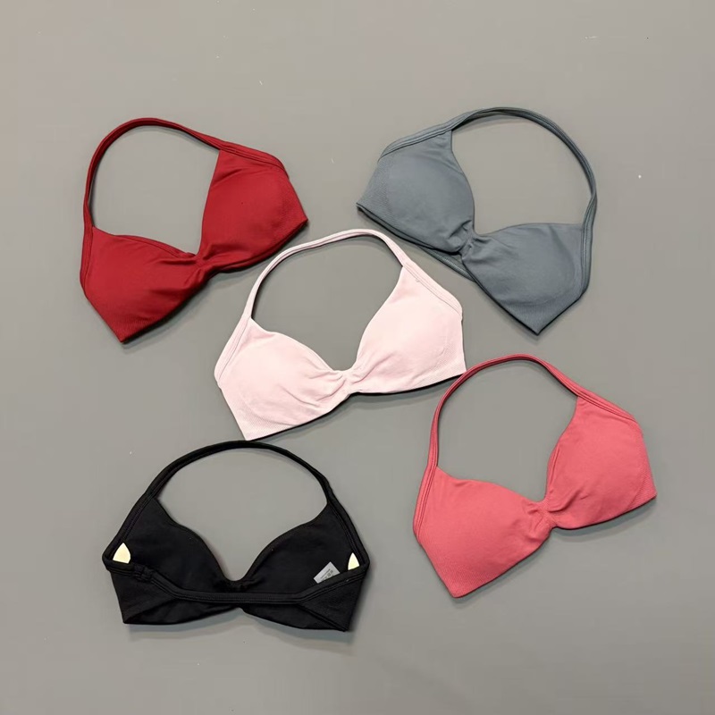Women Halter Sports Bra V-Neck - Sports Bra Racerback avaliação e preço