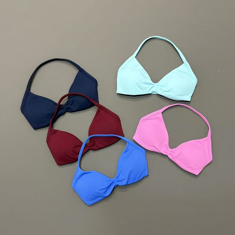 Women Halter Sports Bra V-Neck - Sports Bra Racerback avaliação e preço