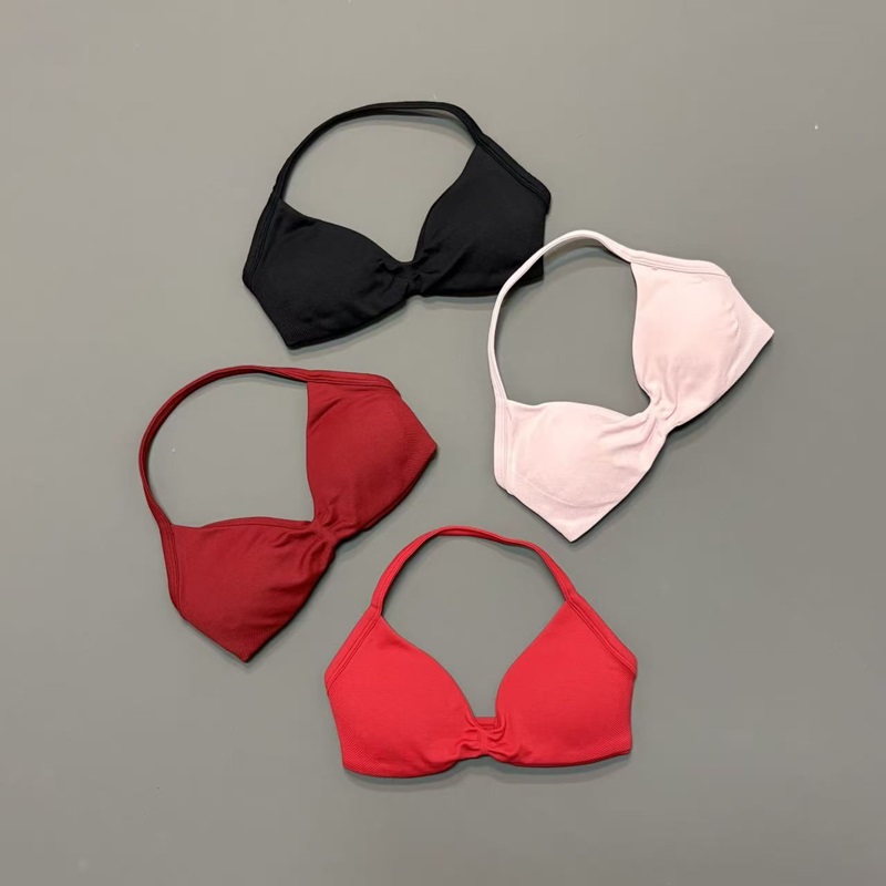 Women Halter Sports Bra V-Neck - Sports Bra Racerback avaliação e preço
