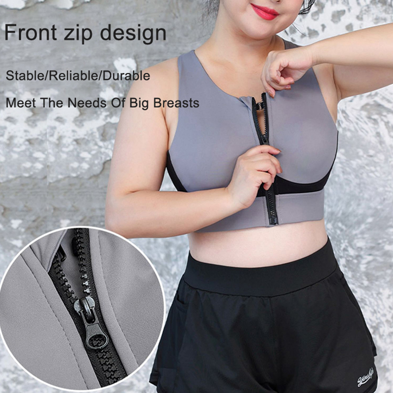 Plus Size Sports Top Woman Gym - Full Coverage Bra avaliação e preço