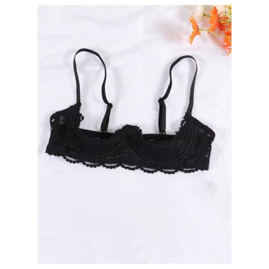 OYOANGLE Women's 1/4 Cup Lace  - Demi Bra Balconette avaliação e preço