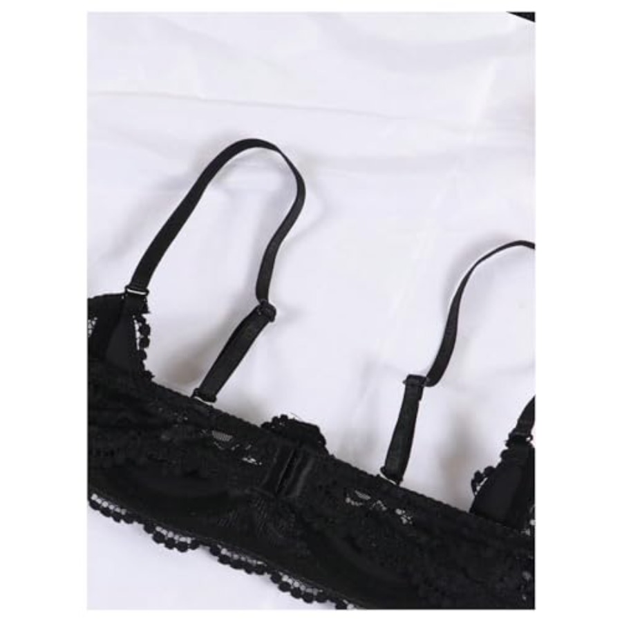 OYOANGLE Women's 1/4 Cup Lace  - Demi Bra Balconette avaliação e preço