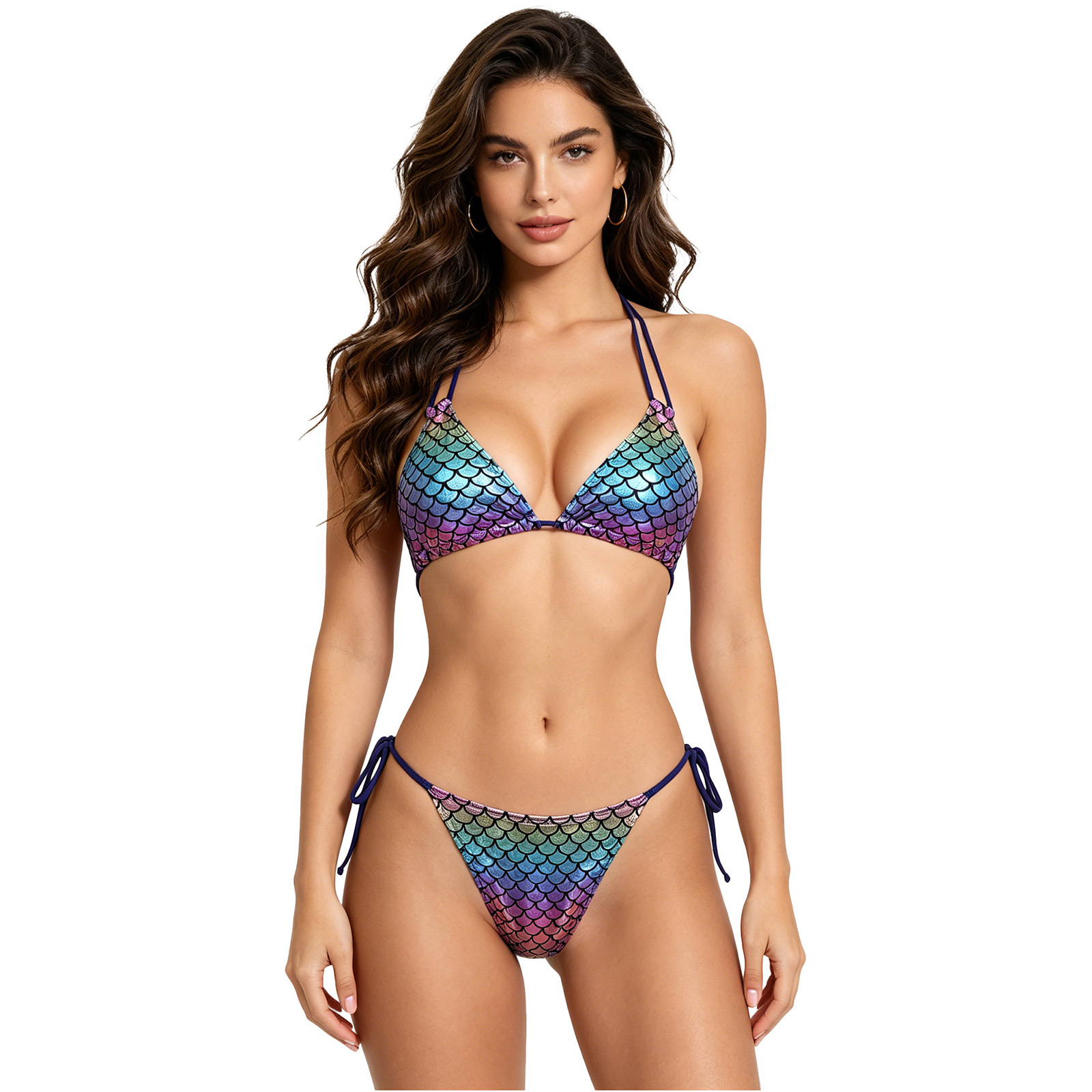 Women's Mermaid Bikini Swimsui - Underwire Bra Padded avaliação e preço